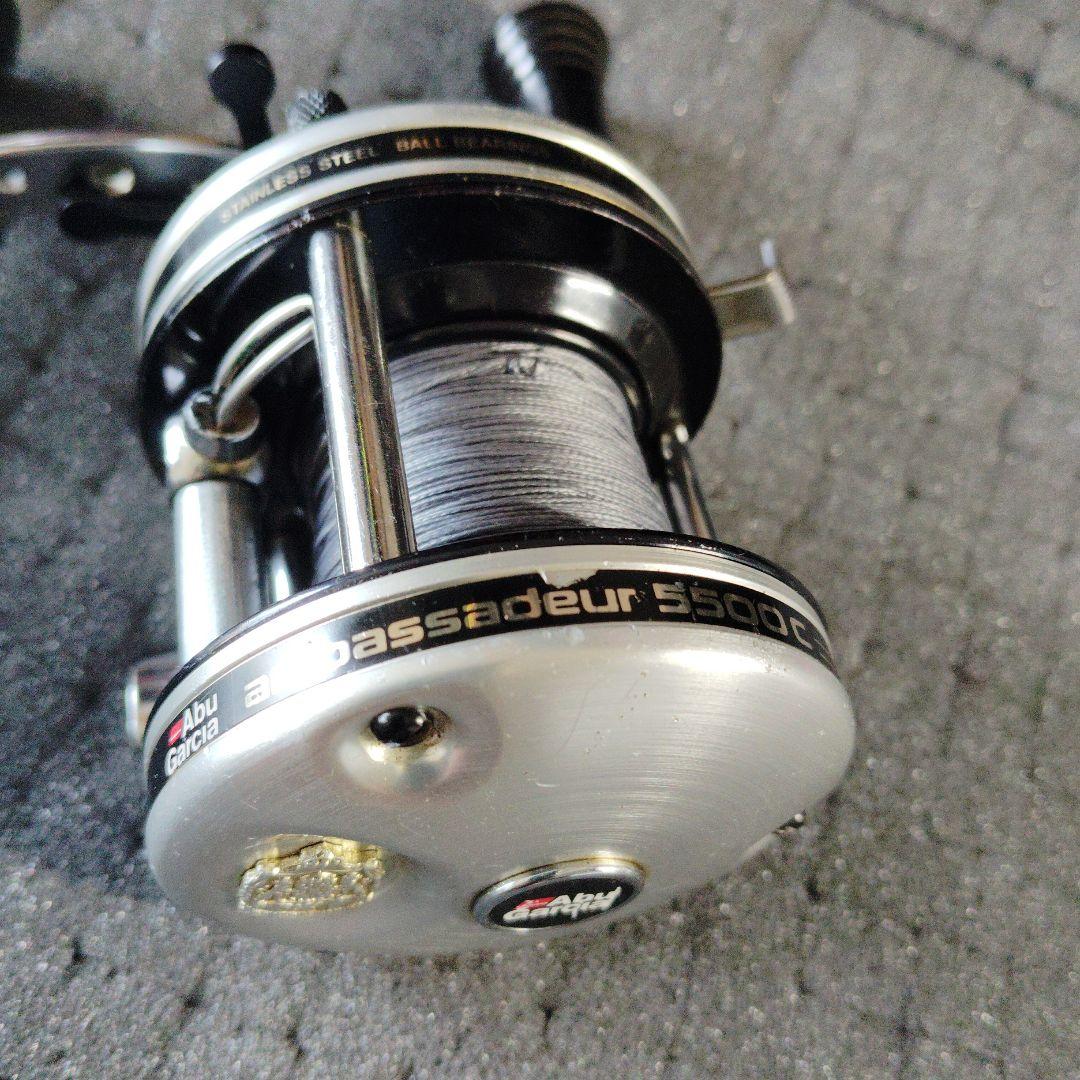 アンバサダー5500C パーミングカップ　傷汚れ擦れ有り　鯰　雷魚トップウーター