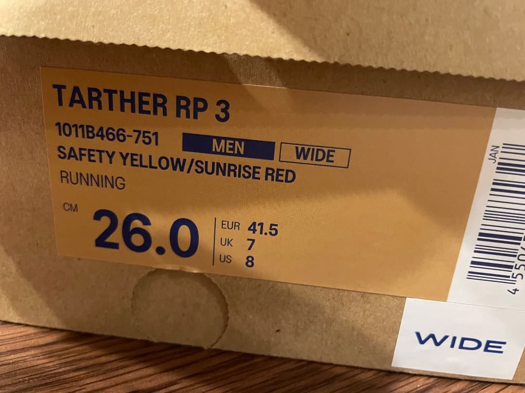 asics TARTHER RP 3 メンズ