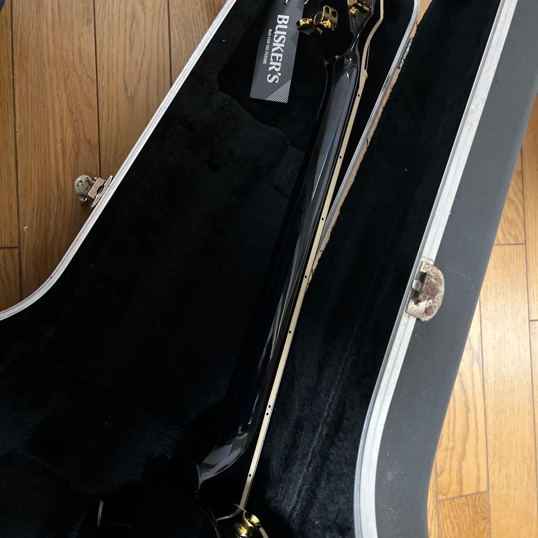 新品　BUSKER'S レスポールカスタム　ブラックビューティ BLC−500