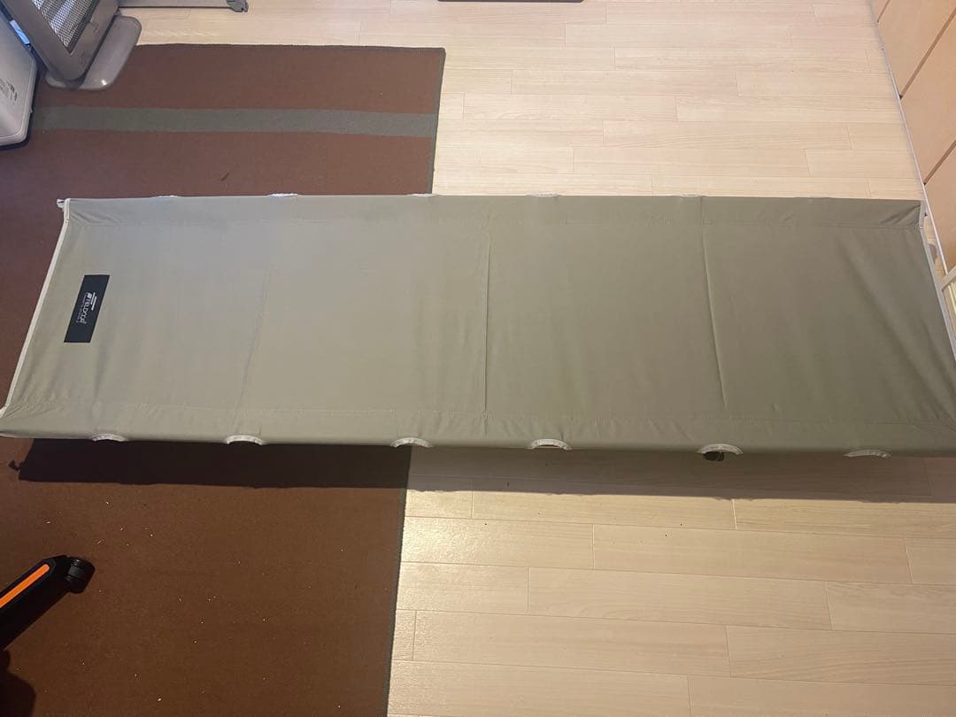 FIELDOOR アルミコンパクトコット カーキ色