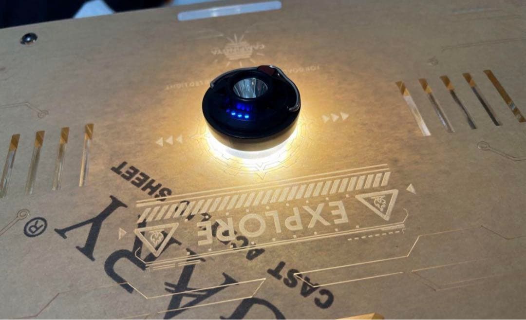サイドテーブルスケボー　アクリル アウトドア キャンプ　IGTテーブル　収納付き