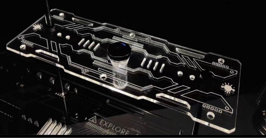 サイドテーブルスケボー　アクリル アウトドア キャンプ　IGTテーブル　収納付き