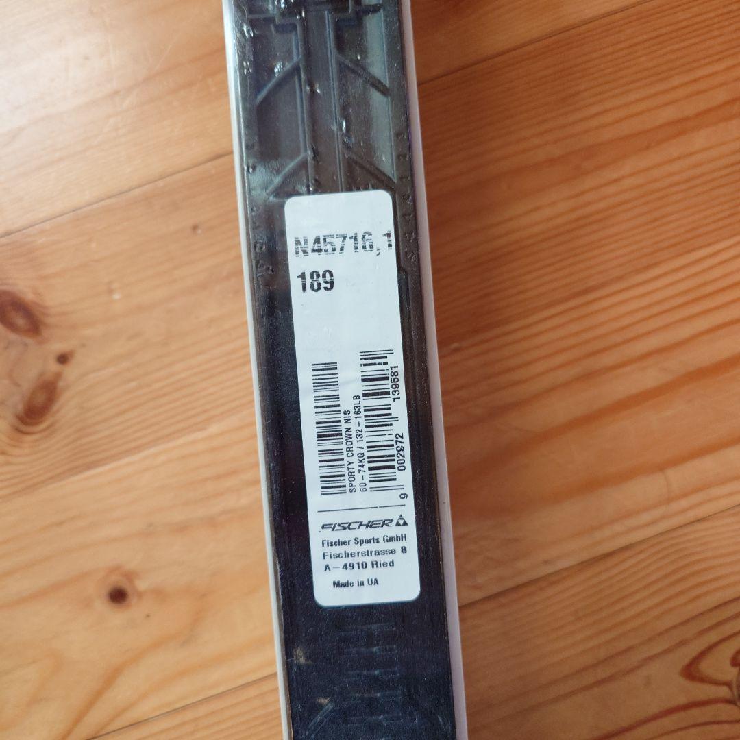 FISCHER X-Sporty crown 189cm　クロスカントリースキー