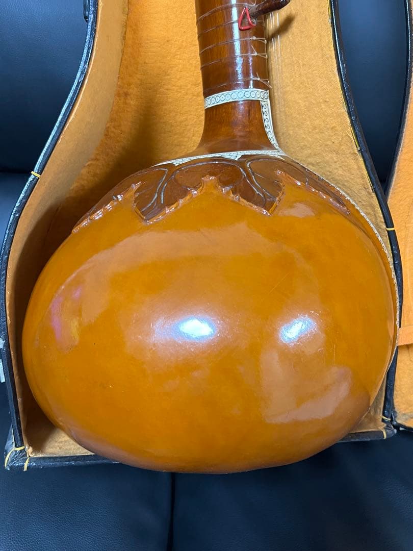 シタール インド民族楽器 ハードケース付 sitar