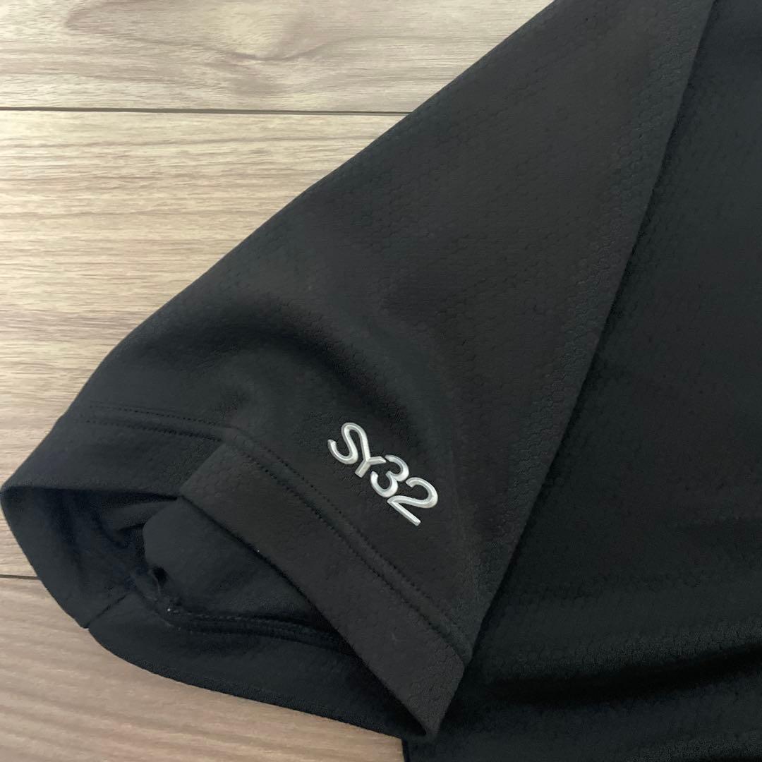SY32 bySWEETYEARS モックネックシャツ ゴルフウェア Mサイズ
