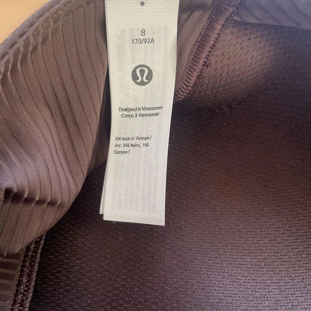lululemon リブロングラインブラ ライトサポート8★新品