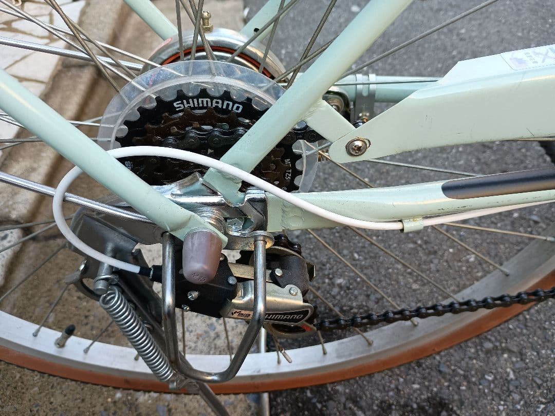 子供用自転車 ミントグリーン　２６インチ【埼玉県川口市まで引き取り限定】