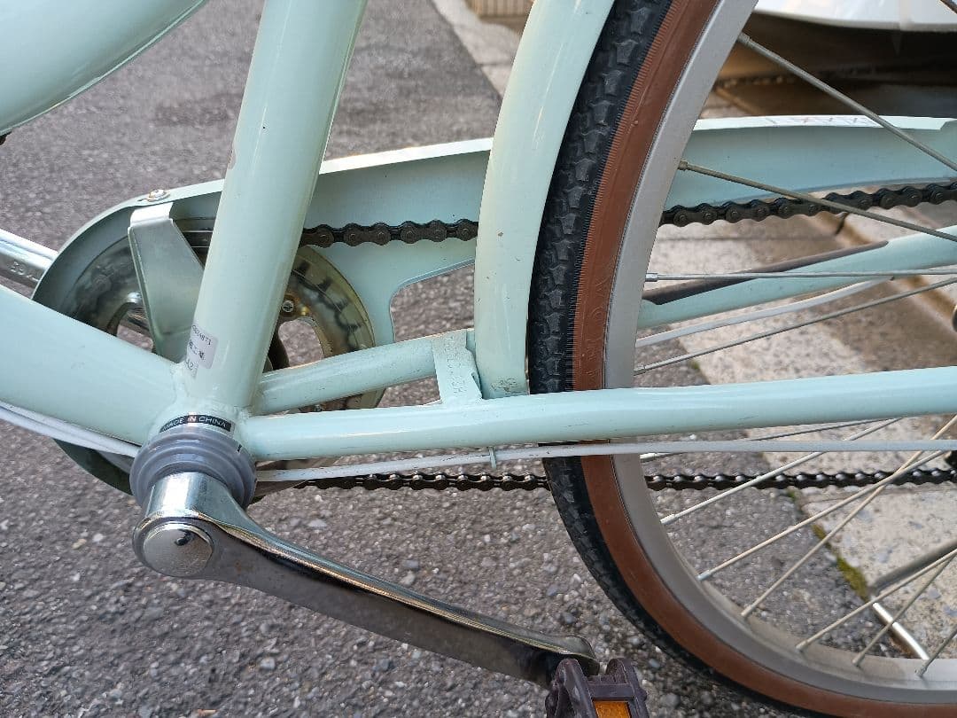 子供用自転車 ミントグリーン　２６インチ【埼玉県川口市まで引き取り限定】
