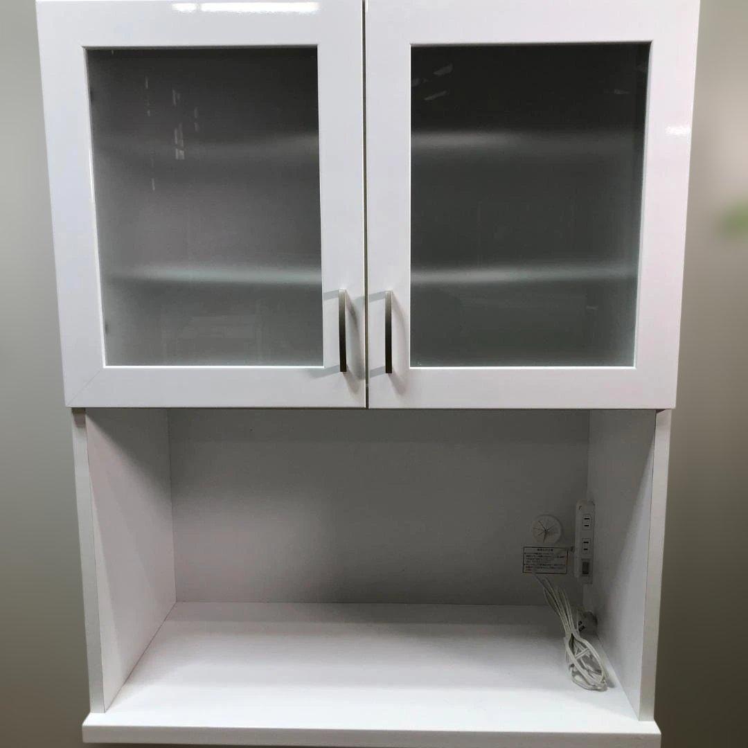 ニトリ COPAIN 80KB WH 食器棚 キッチンボード 260207-8