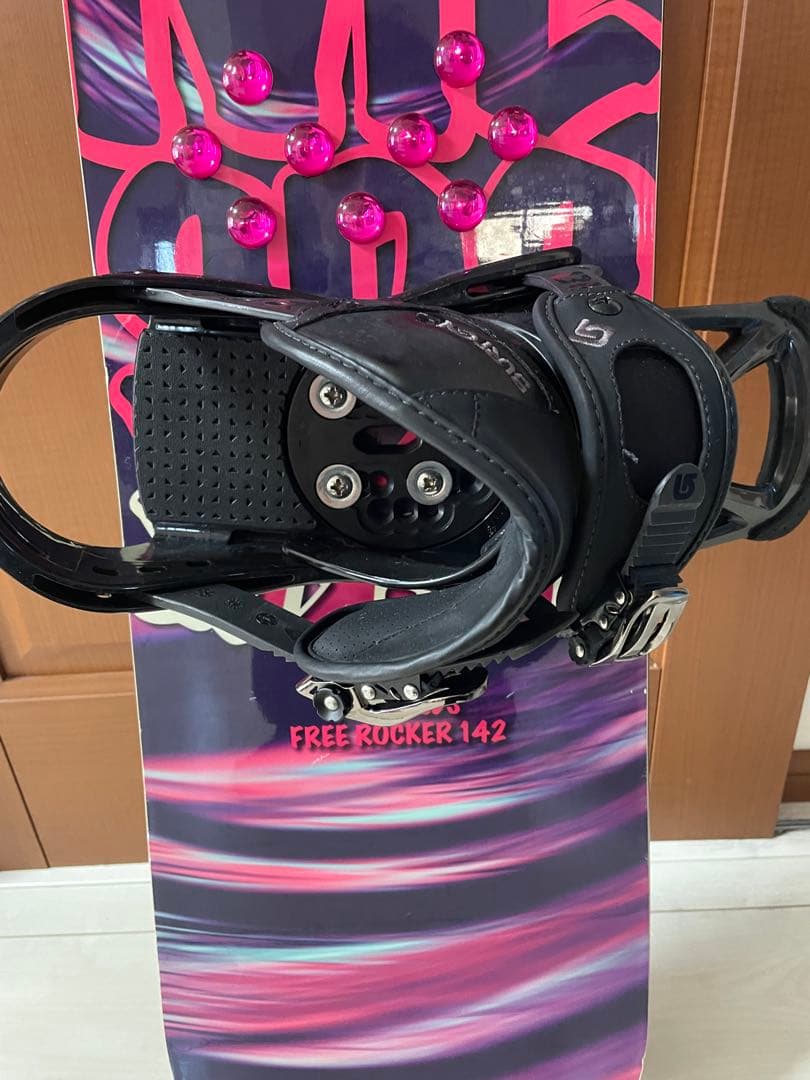 ROME FREE ROCKER 142 バートンフリースタイルS 女性用セット