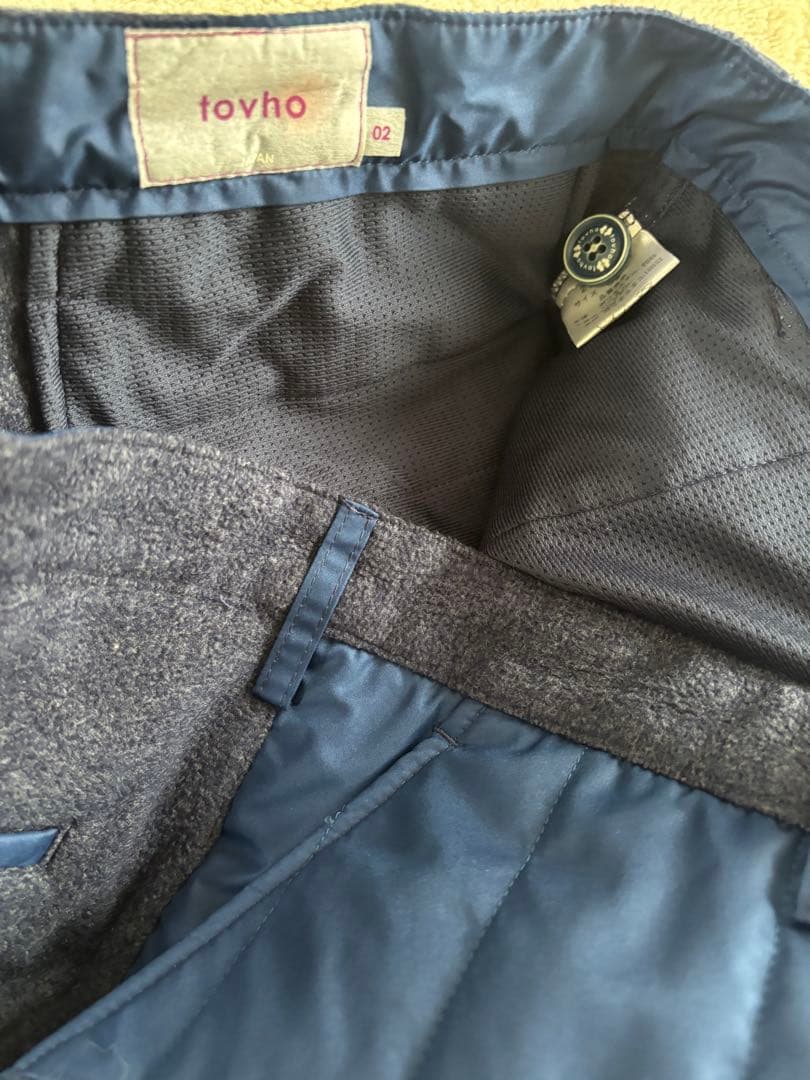 tovhoトブホ ネイビー フリースパンツ サイズ2
