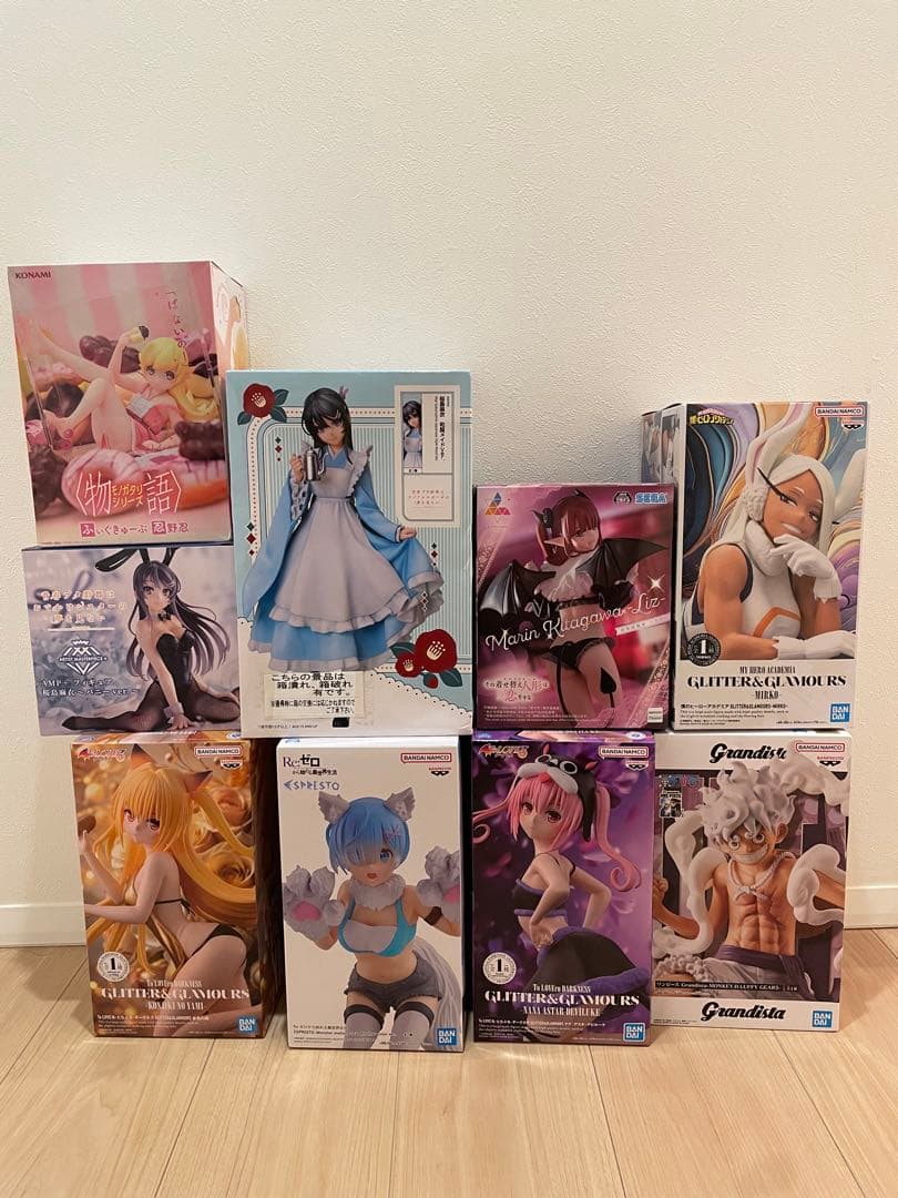 アニメキャラクター フィギュアセット