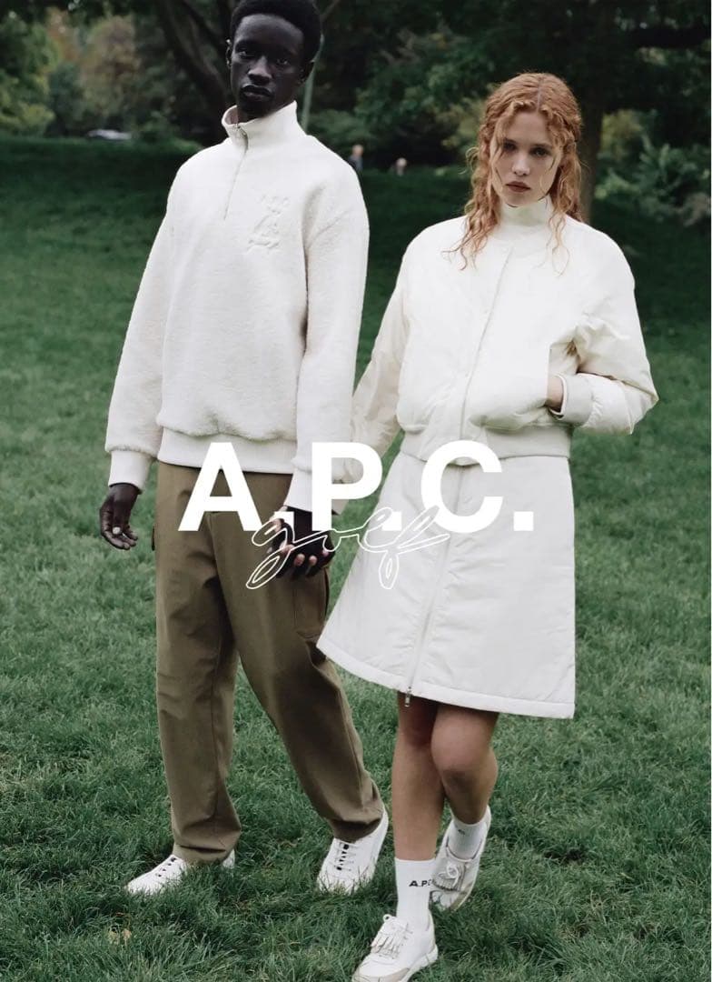 A.P.C. GOLF ボアジャケット ハーフジップ　美品　冬用　アウター