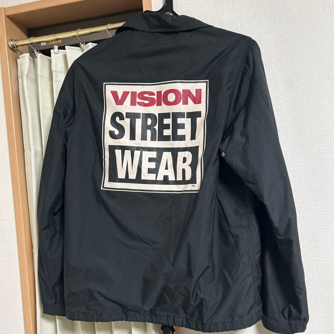 VISION ストリートウェア ブラックジャケットサイズS