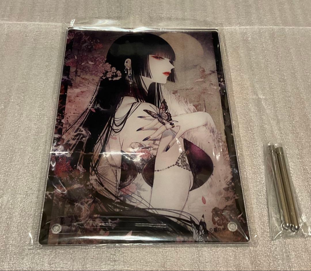 皐月恵 A5アクリルプレート(花鳥風月)