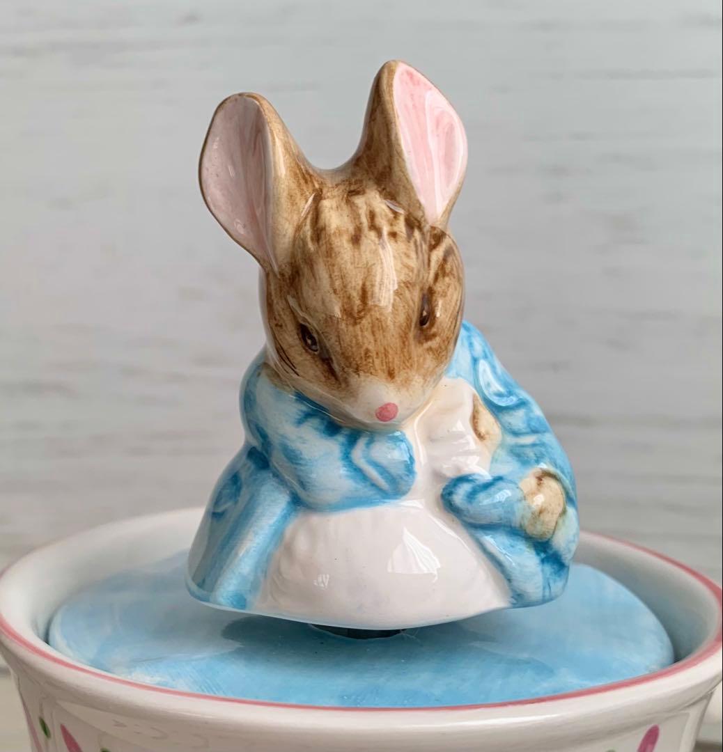 グロースターの仕立て屋 ティーカップオルゴール 紳士ねずみ ピーターラビット