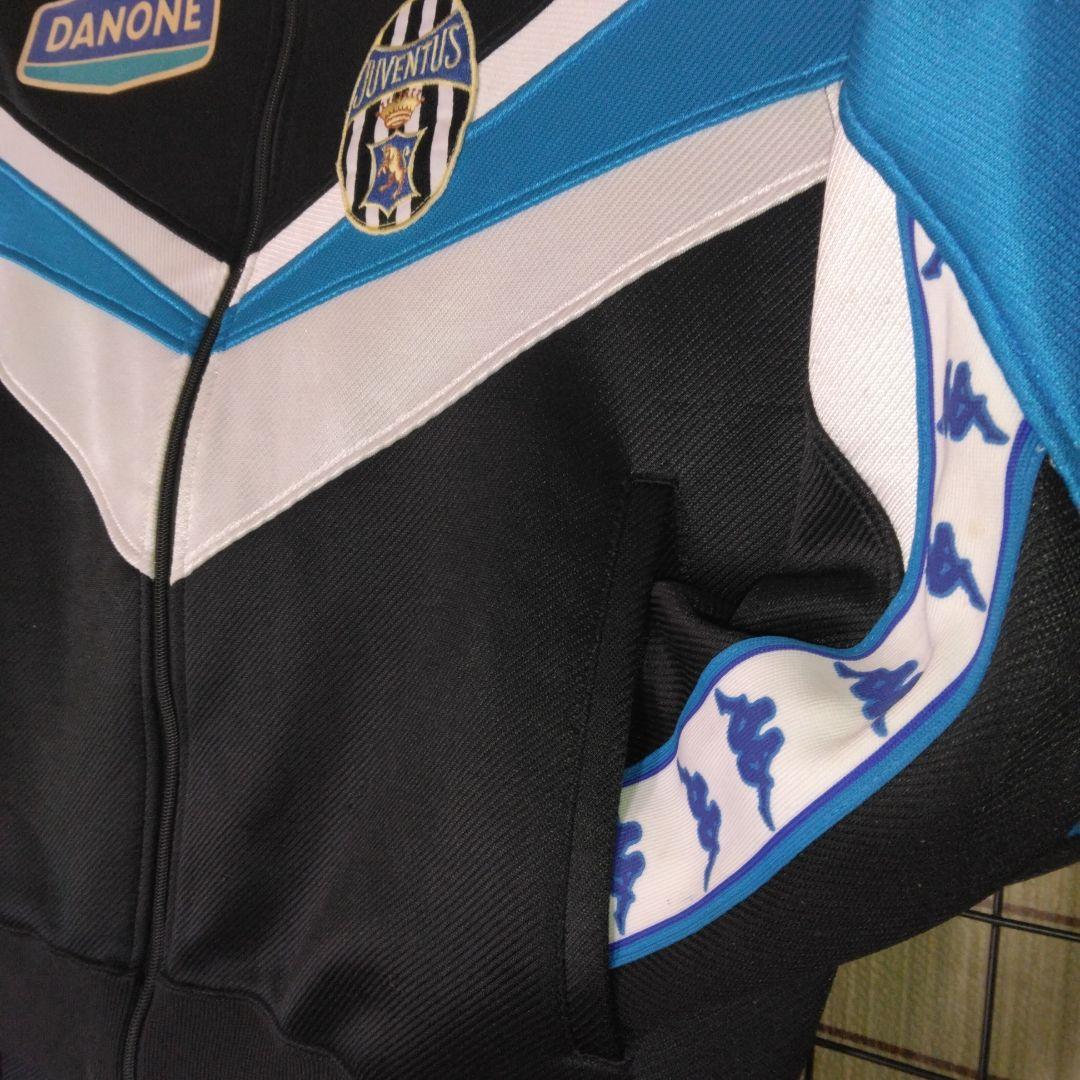 92/94Kappa Juventus ジャージセット ブラック/ブルー2L/L
