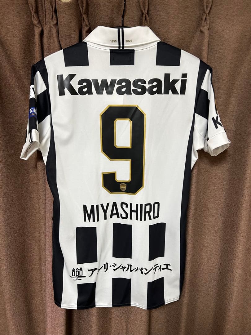 ヴィッセル神戸 30周年記念オーセンティックユニフォーム 9.宮代 L