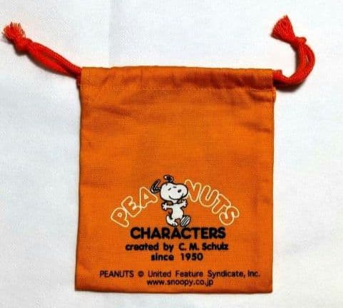 激レア！SNOOPY＆ペパーミントパティ　巾着ポーチ　未使用　レトロ