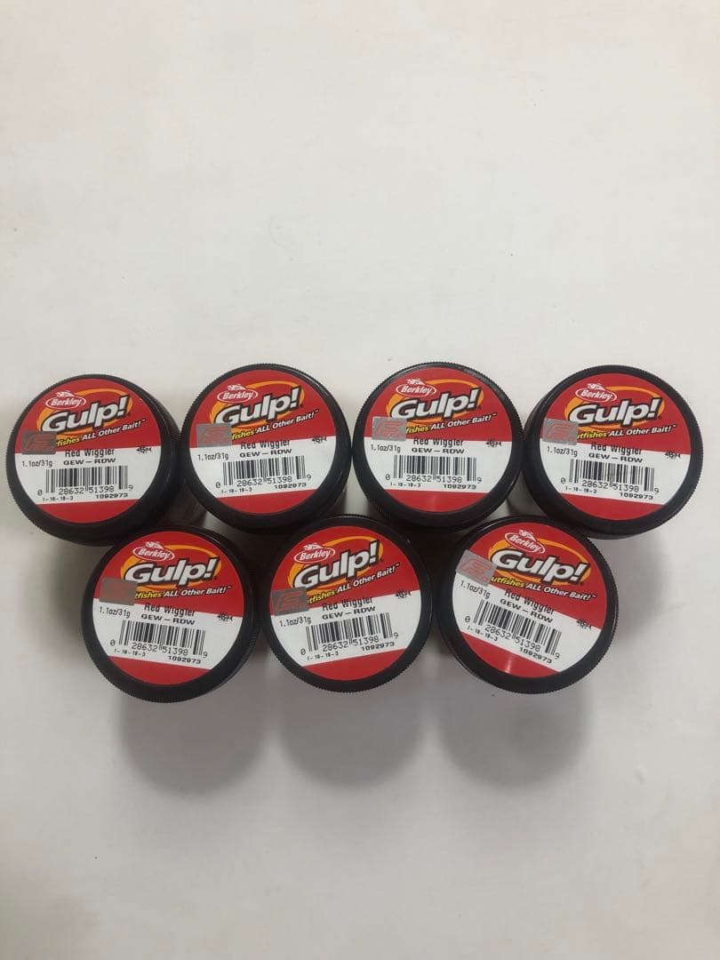 ガルプ　アースワーム レッド　７個