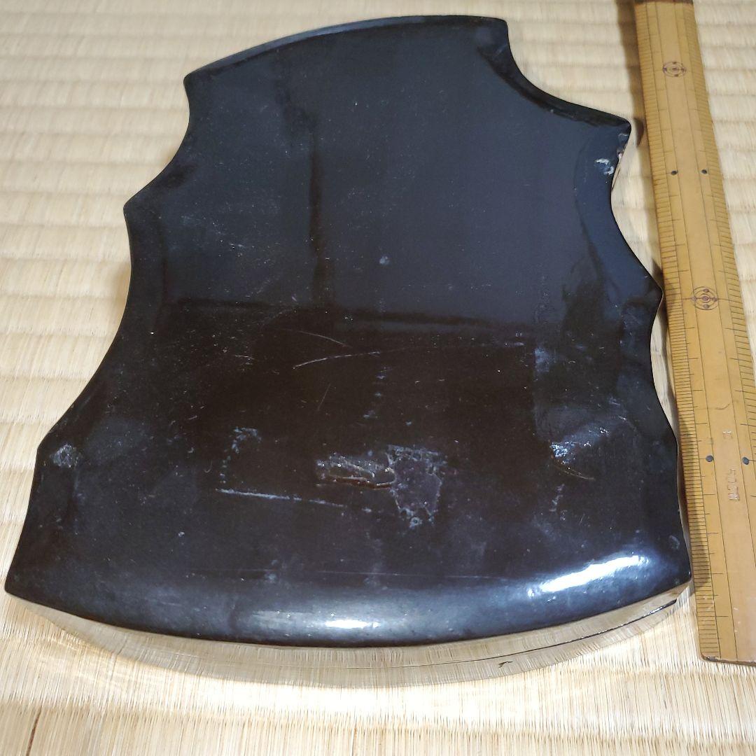 半額sale　硯　塗箱入　竹とコオロギ彫