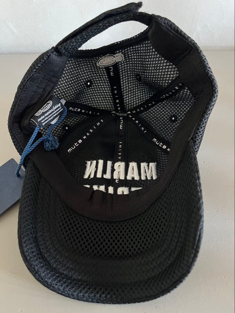 muta marine ムータ ゴルフ ショートブリムメッシュキャップ　ブラック