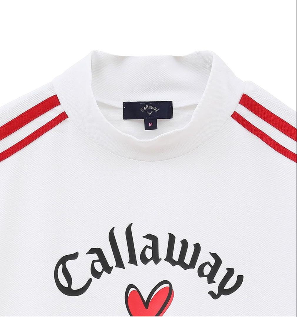 【ホワイトM】 Callaway キャロウェイ レディース 半袖 シャツ