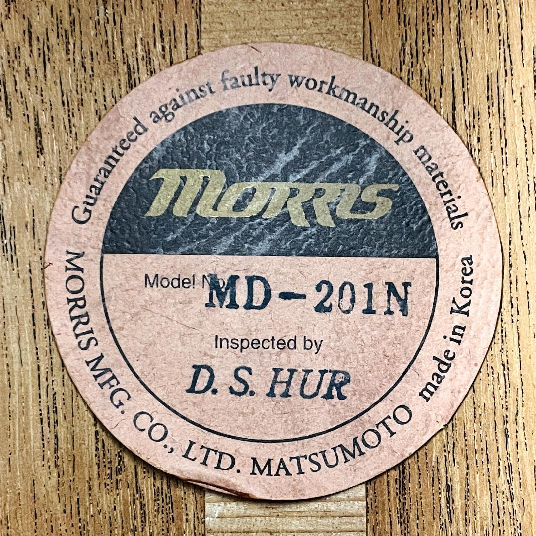 Morris MD-201N アコースティックギター 弾きやすい【整備品】