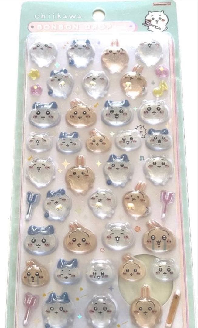 【正規品‼️】ちいかわ　ボンボンドロップ　& おはじきシール