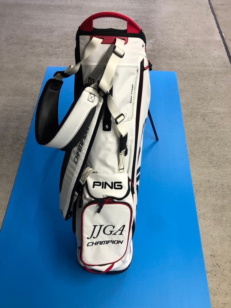 PING 2023年モデル キャディバッグ ホワイト/レッド
