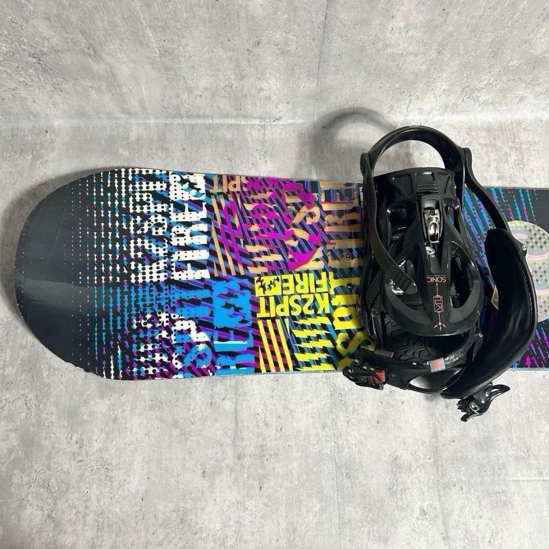 スノボセット K2 スプリットファイア スノーボード 板 152 初心者 メンズ