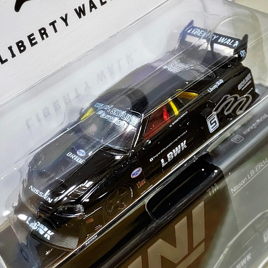 MINIGT Nissan LB-ER34 スーパーシルエット Black BL