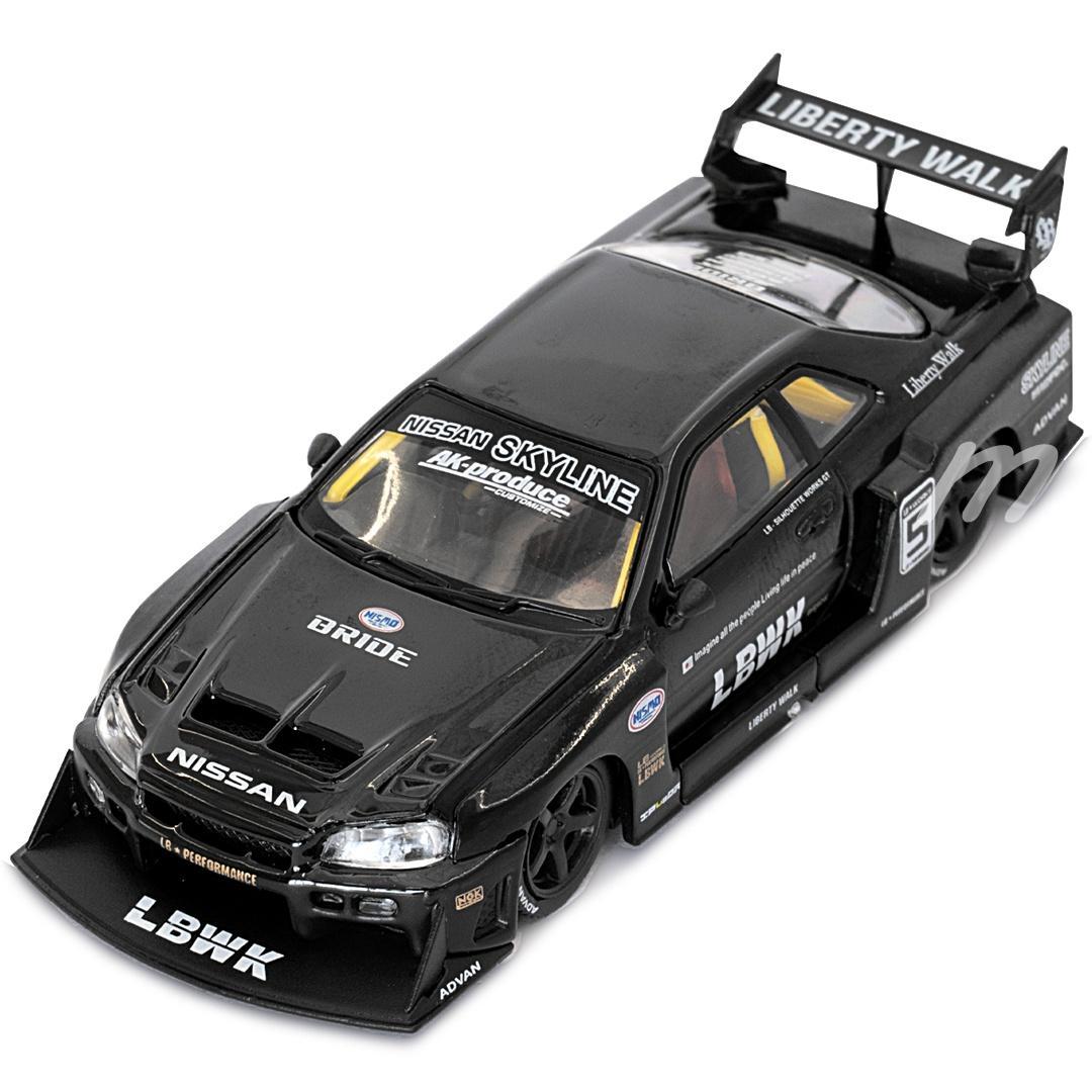 MINIGT Nissan LB-ER34 スーパーシルエット Black BL