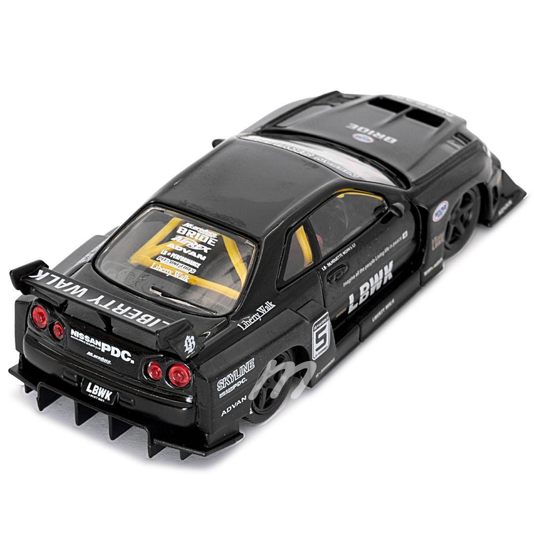 MINIGT Nissan LB-ER34 スーパーシルエット Black BL