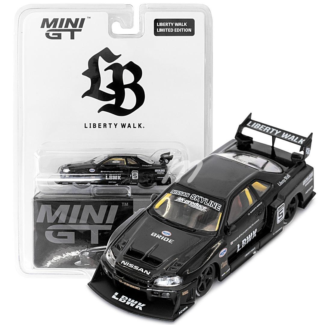 MINIGT Nissan LB-ER34 スーパーシルエット Black BL