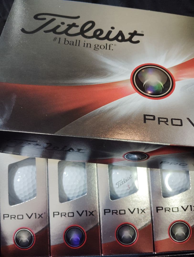 タイトリストPRO V1x 23ゴルフボール 1ダース 12球入り ホワイト
