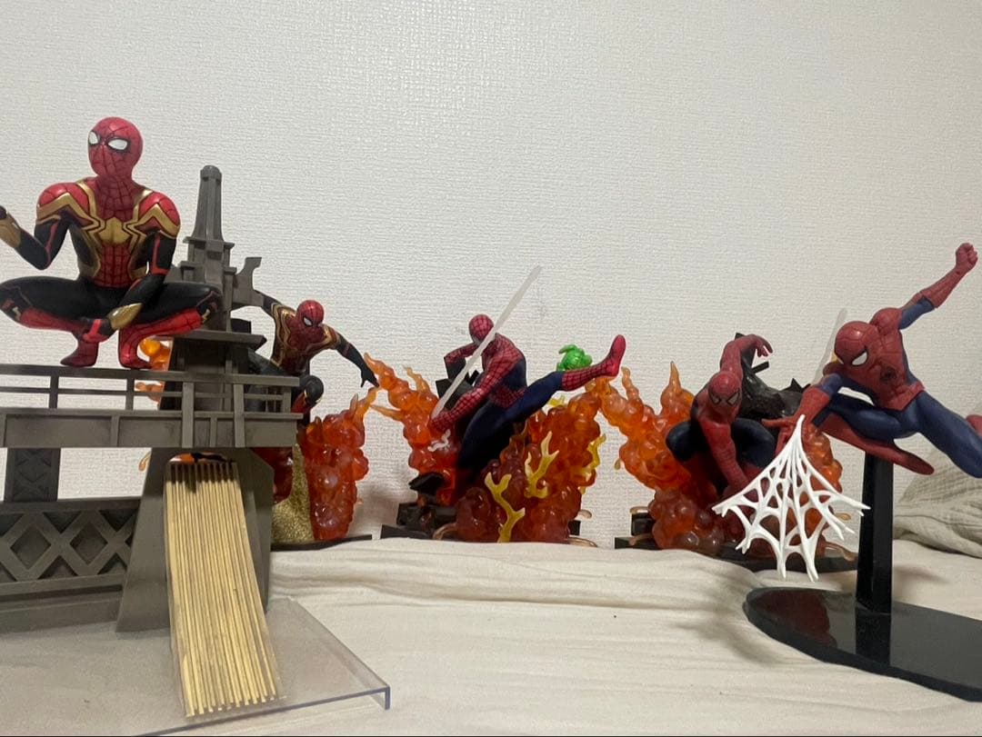 <MARVEL>スパイダーマン・ヴェノム・デッドプール フィギュアセット