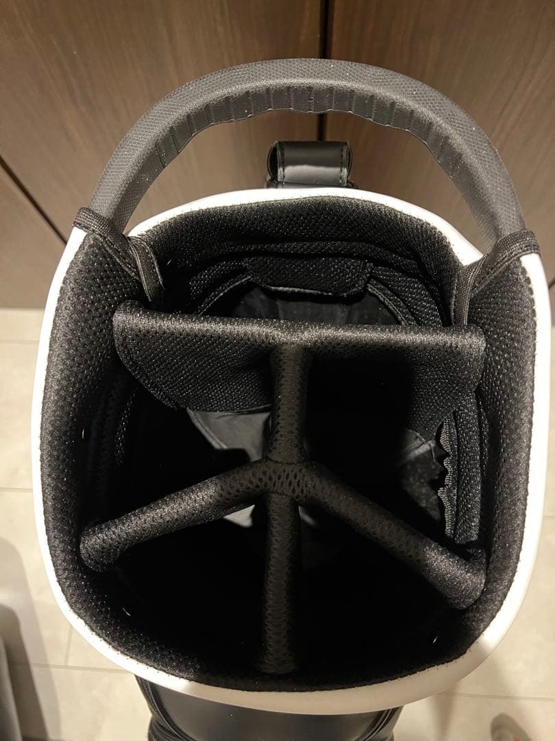 レクサス キャディバッグ 9.5インチ MIZUNO ブラック/ホワイト