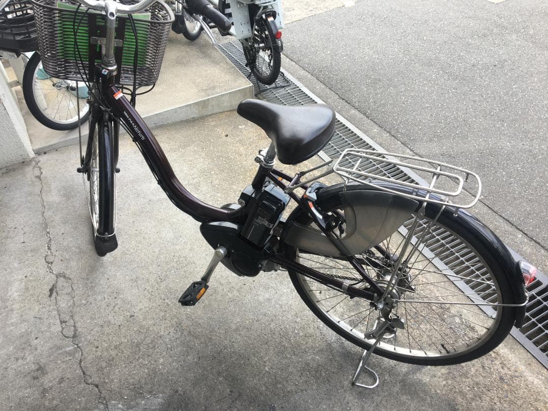 地域限定送料無料　パス　ナチュラ　9,3AH　子供乗せ　茶　神戸市　電動自転車
