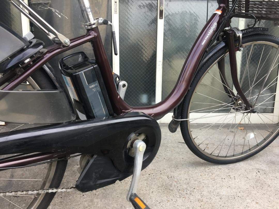 地域限定送料無料　パス　ナチュラ　9,3AH　子供乗せ　茶　神戸市　電動自転車