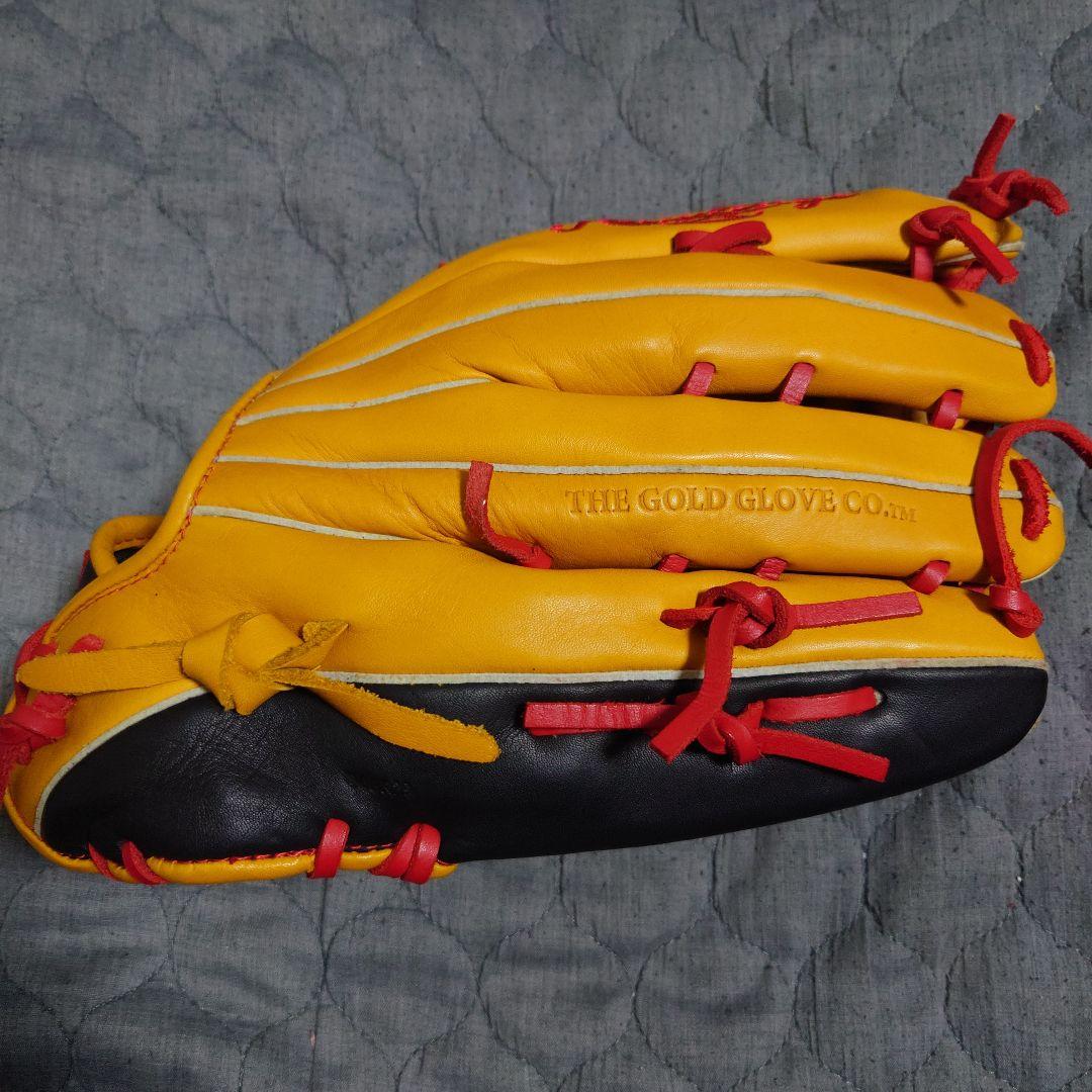 新品展示品Rawlings R2G 軟式グローブ イエロー/レッド
