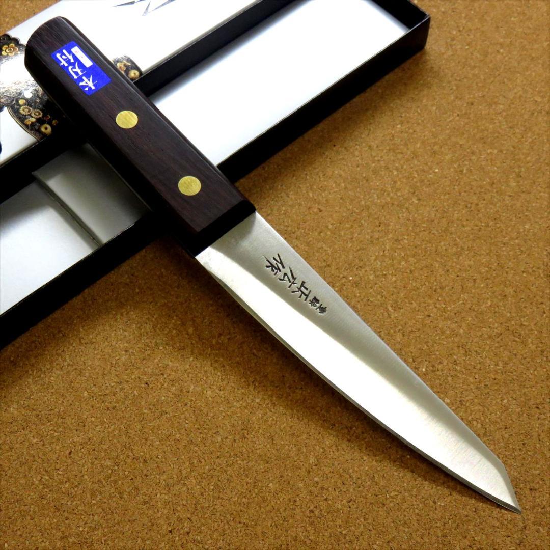 関の刃物 骨すき包丁 150mm 正広 ハガネ 肉切り 丸型 片刃 右利き