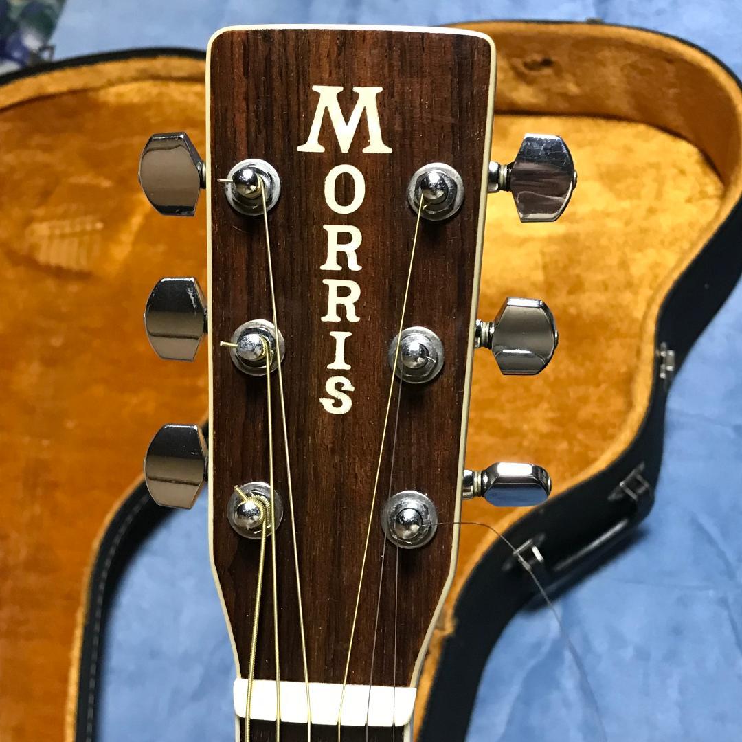 Morris W-35 アコースティックギター ハードケース付き 簡易調整済み