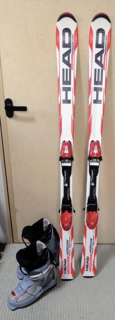 美品　HEAD ヘッド　スキー　スーパーシェープ　137cm+ノルディカブーツ