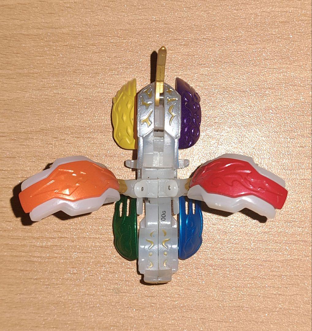 爆丸　爆テク　統タヴァネル 虹(レインボー)クリア ver.　メタルパーツおまけ