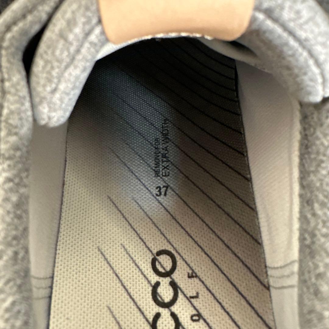 ECCO ゴルフシューズ ホワイト BOA レザー