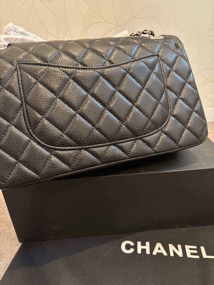 【超VIP顧客】シャネル　ノベルティ　キャビアスキンマトラッセ　シルバー金具
