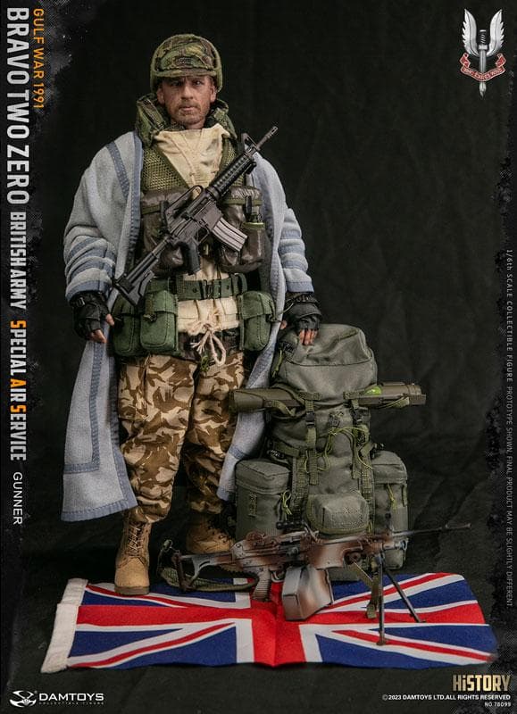 1/6イギリス陸軍特殊空挺部隊 (SAS) ガンナー Gulf War 1991