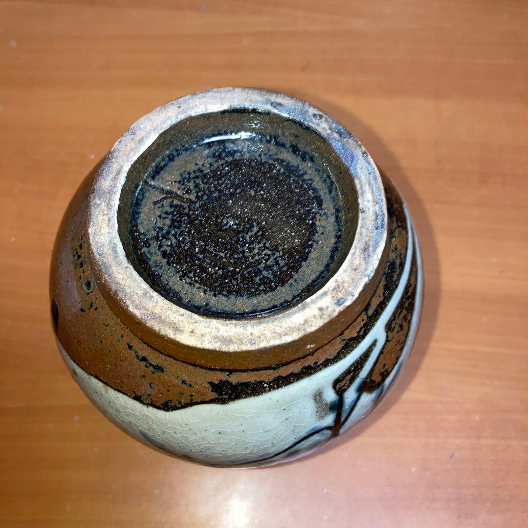 沖縄　人間国宝（故）金城次郎の長男（故）金城敏男作品　徳利or一輪挿し