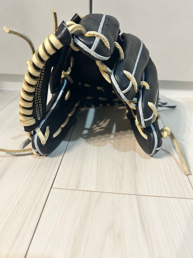 和牛JB 006Ｔ　小指２本　プロテオス型付　屋外未使用　黒　ショートサード
